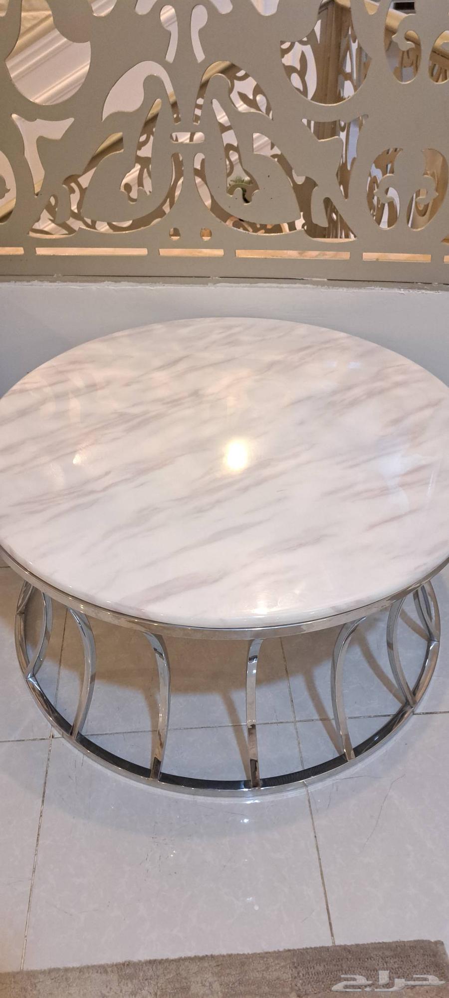 Sofa set for sale, 10-person capacity with marble tables64527038931203110