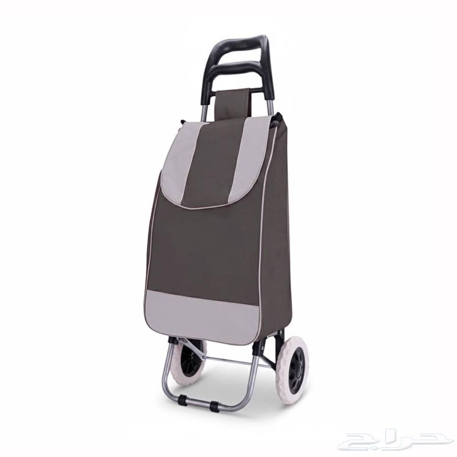 Shopping cart with fabric basket and wheels64521596868994112