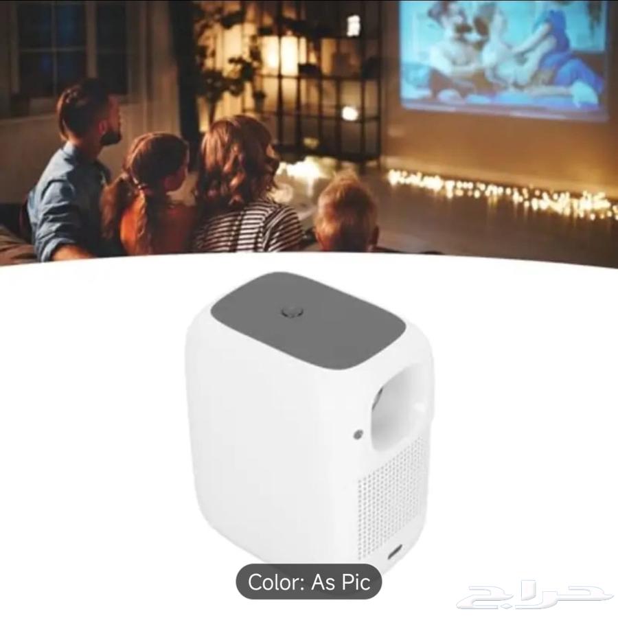 Smart Android Projector with Battery and Speaker, 4K Resolution, Type-C Charger64525663240963113