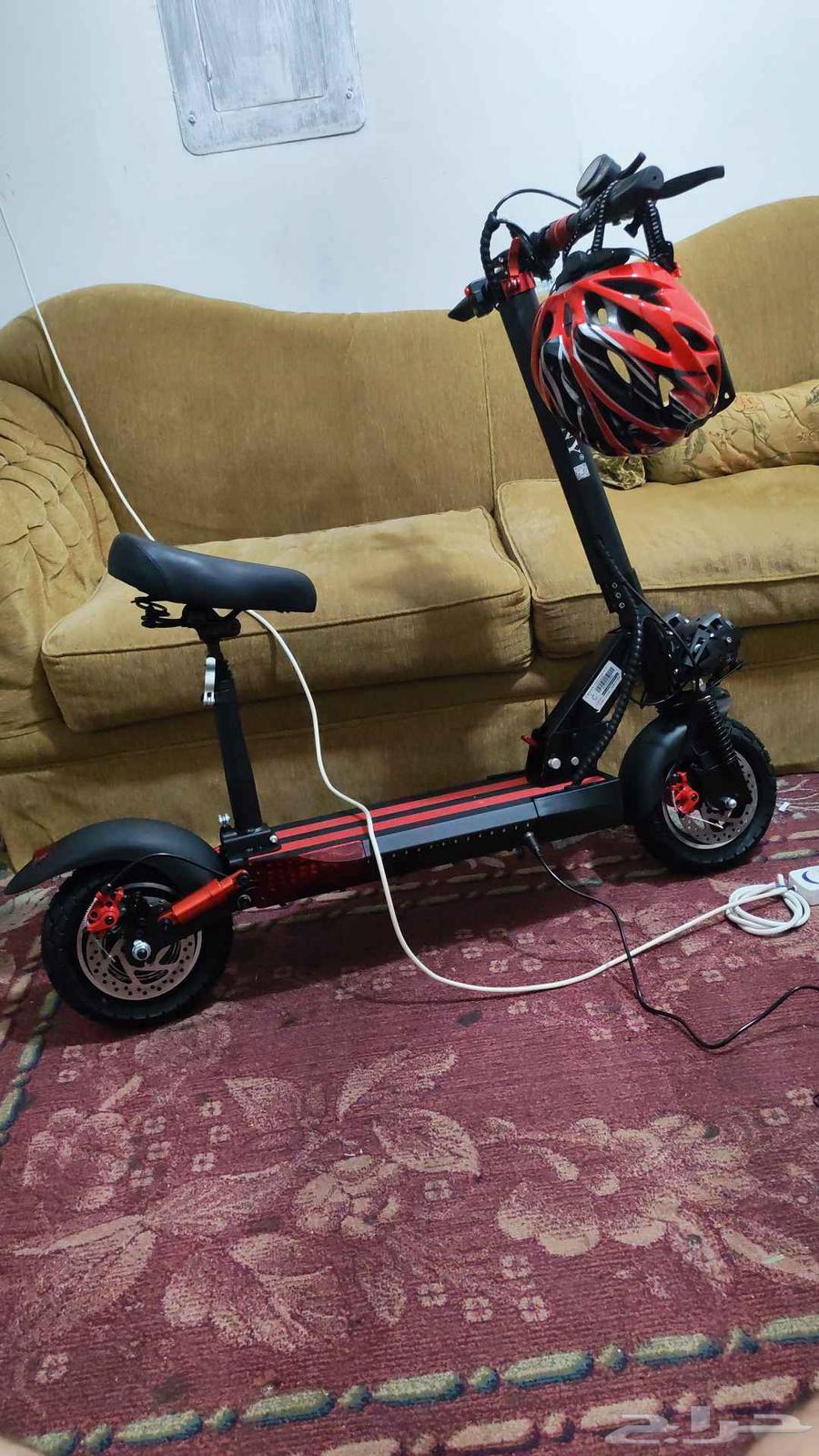 سكوتر كهربائي بسعر 1000ريال مع كل محتوياتو استخدام 22يوم64522415687554110