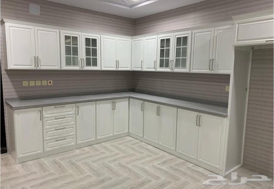 Custom aluminum sheet kitchens with first-grade artificial marble for private sector in Ben Afif64520175951747111