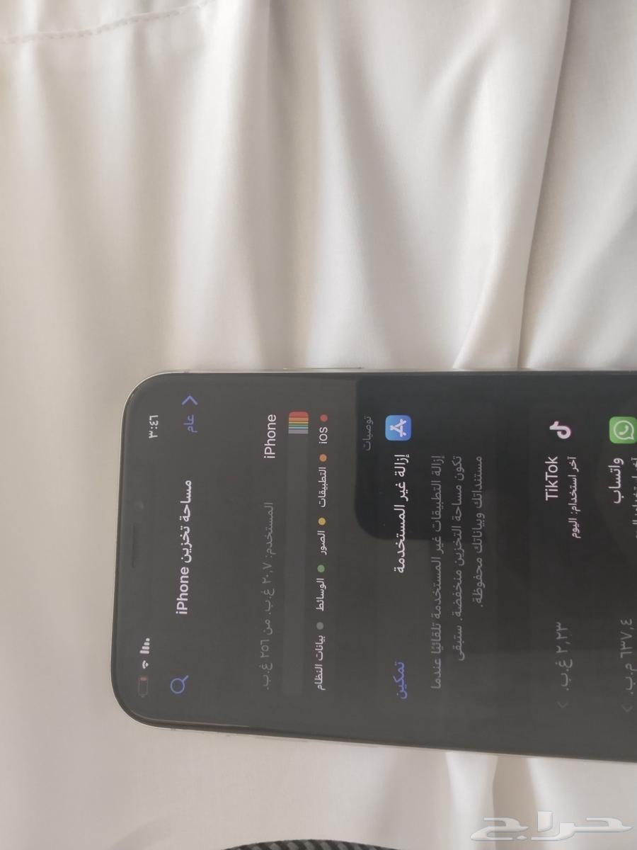 للبيع آيفون X   سعة 256GB   لون أبيض وكاله لم يفك ابدأ64523020227970112