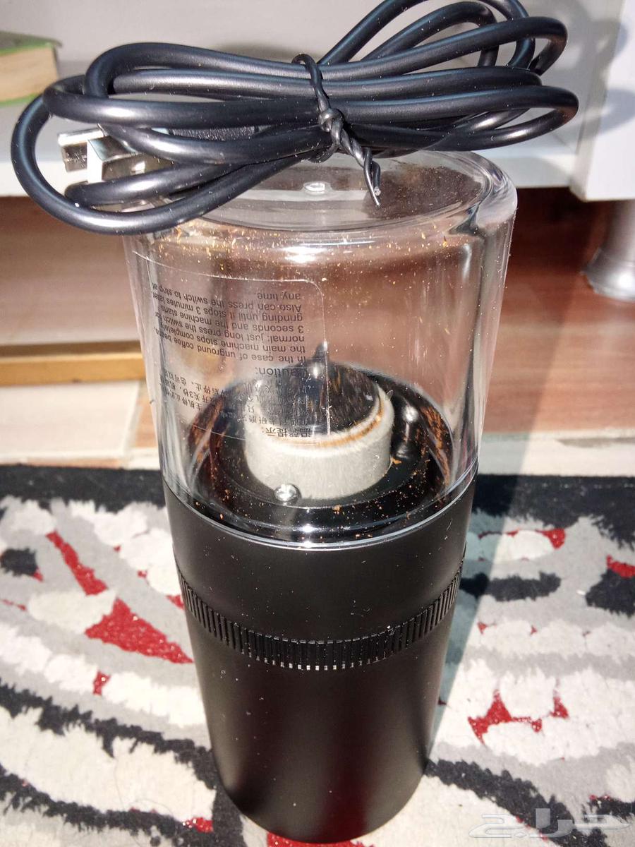 أدوات قهوه V60 معاه مطحنه كهربائية شاريها 30064524489540226112