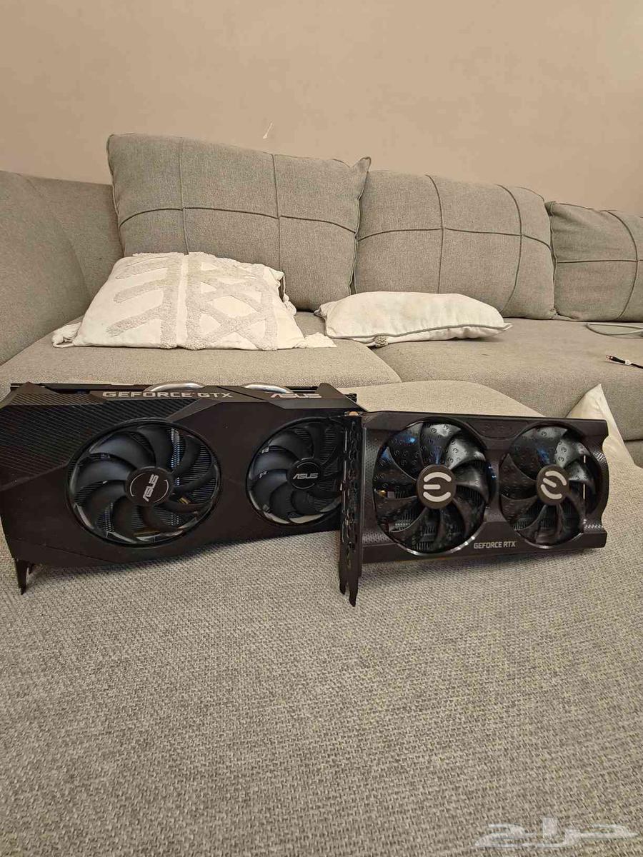 كرتين خربانين للبيع rtx3060 12g و gtx1660Super 6g64520432128259110
