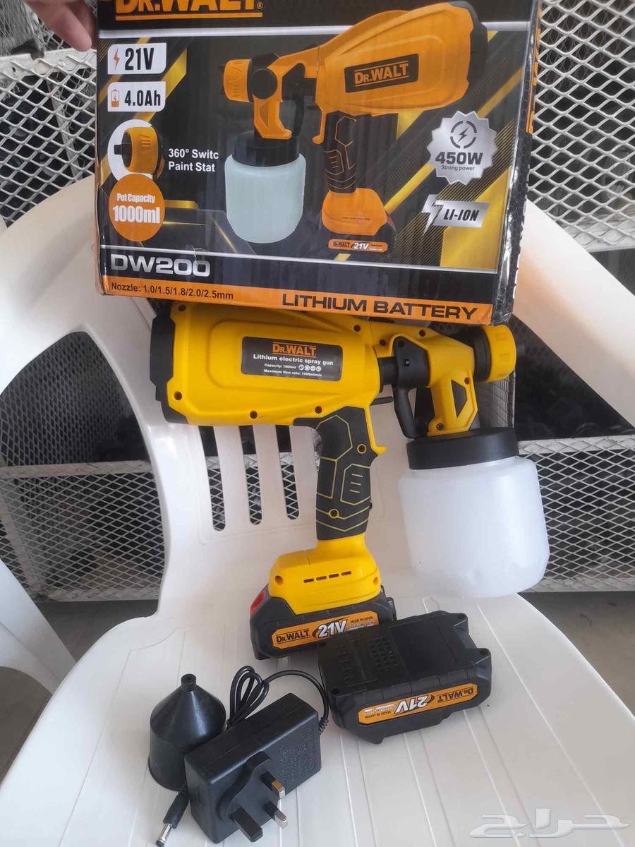 مكينه رش بوياء ابواب شبابيك جديده غير مستخدمه المبلغ 12064521695131522110