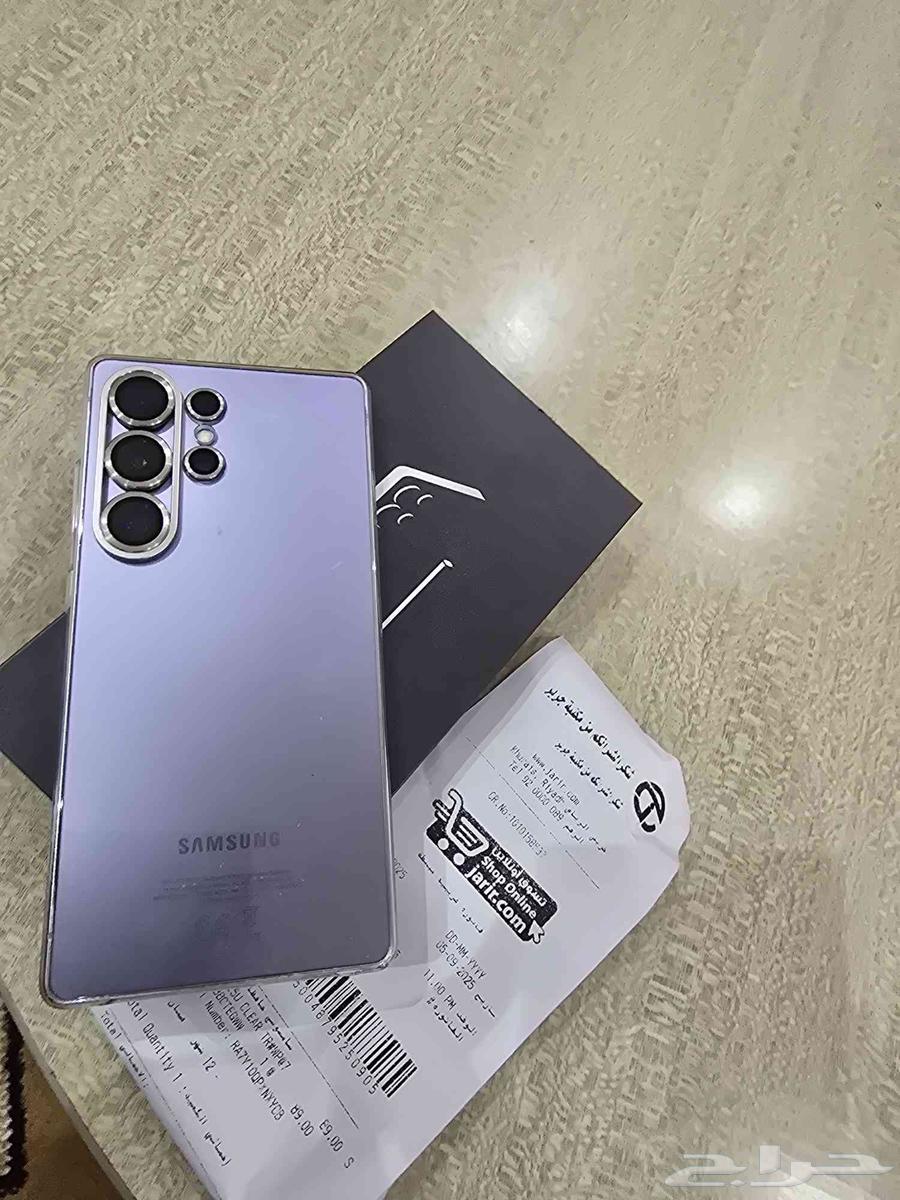 s25 Ultra used for a week, sealed, warranty from Jarir, selling price 350064523472023299110
