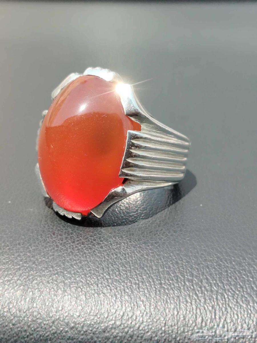 خواتم فضه بعقيق يماني مشمشي64521709448963112