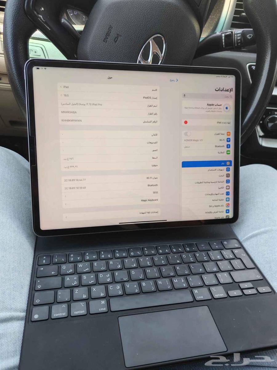 iPad Pro 12.9, iPad almost new with warranty from Jarir64521411605122110