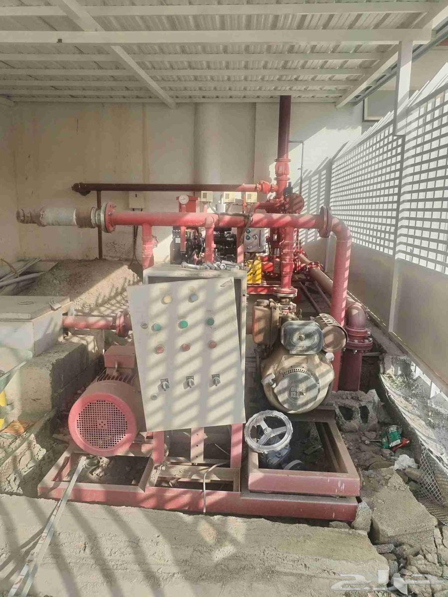 مضخة دفاع مدني 250 جالون بحالة جيدة تغييرها زيادة السعة64524069376771110