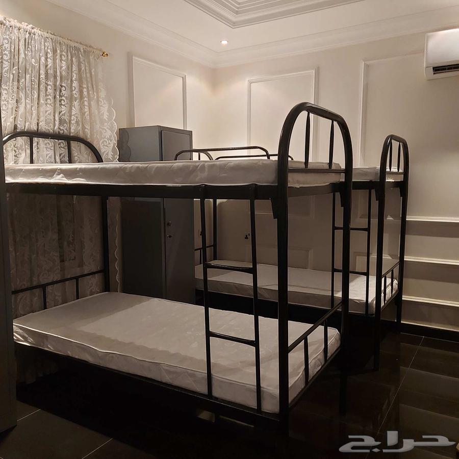 سرير حديد دورين مراتب بطانيه مخده شراشف جديد64521197295105112