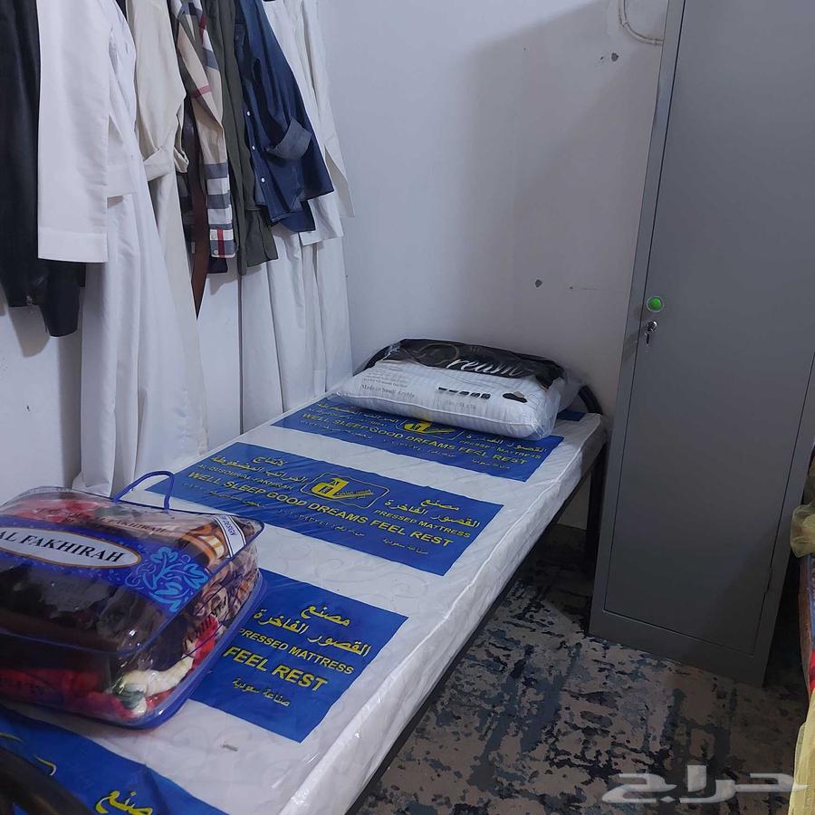 سرير حديد دورين مراتب بطانيه مخده شراشف جديد64521197295105113