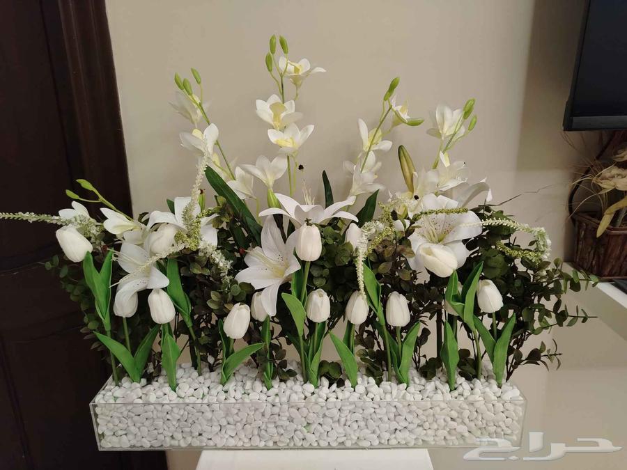 ورد استقبال صناعي بقاعدة اكريلك مقاس 60 سم جديد64519822076419110