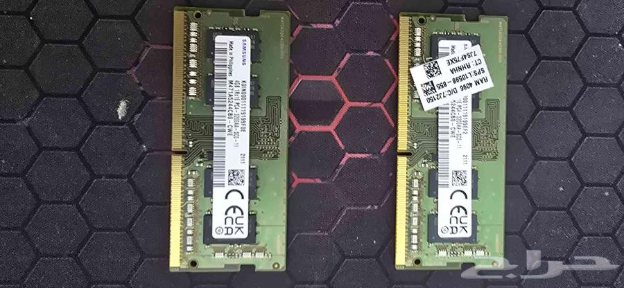 2 قطعة رام سامسونج 8 جيجا Samsung RAM (8 2) 3200mhz64525787545986111