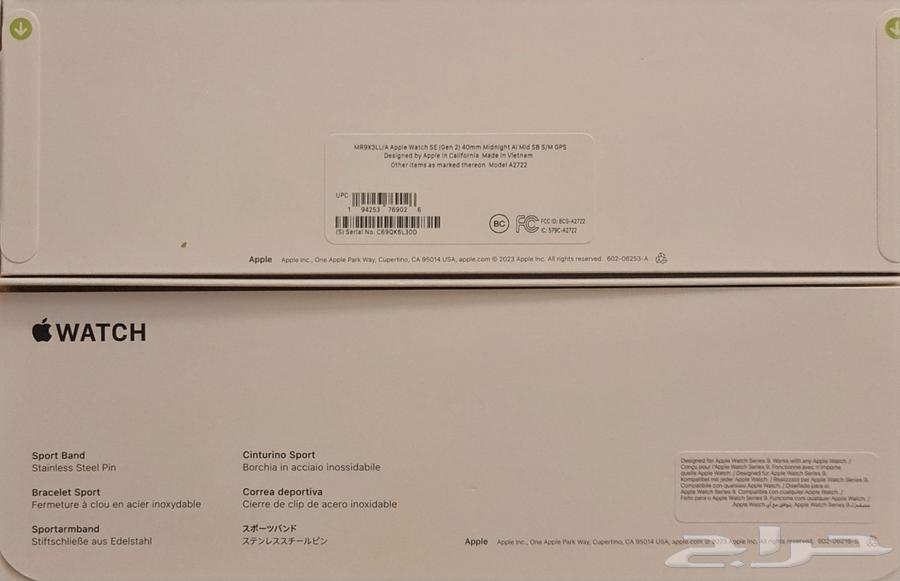 ساعة ابل واتش جديدة SE مقاس 4064520204229249113