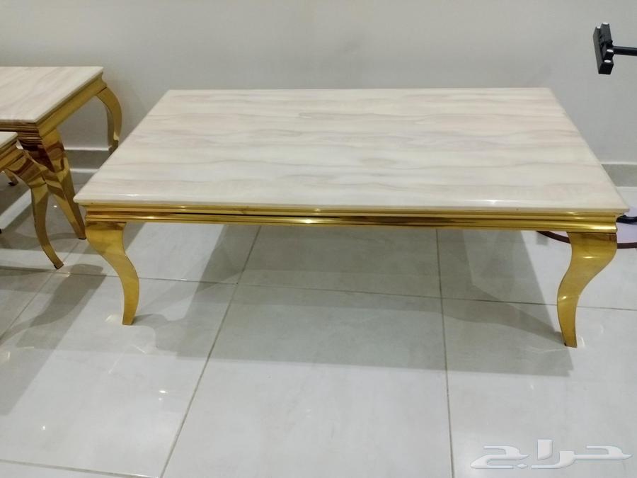 Marble tables and two-seater sofa64525870363393111