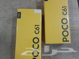 للبيع جهازين شاومي بوكو c61 جدد 64 قيقا64525787576067110