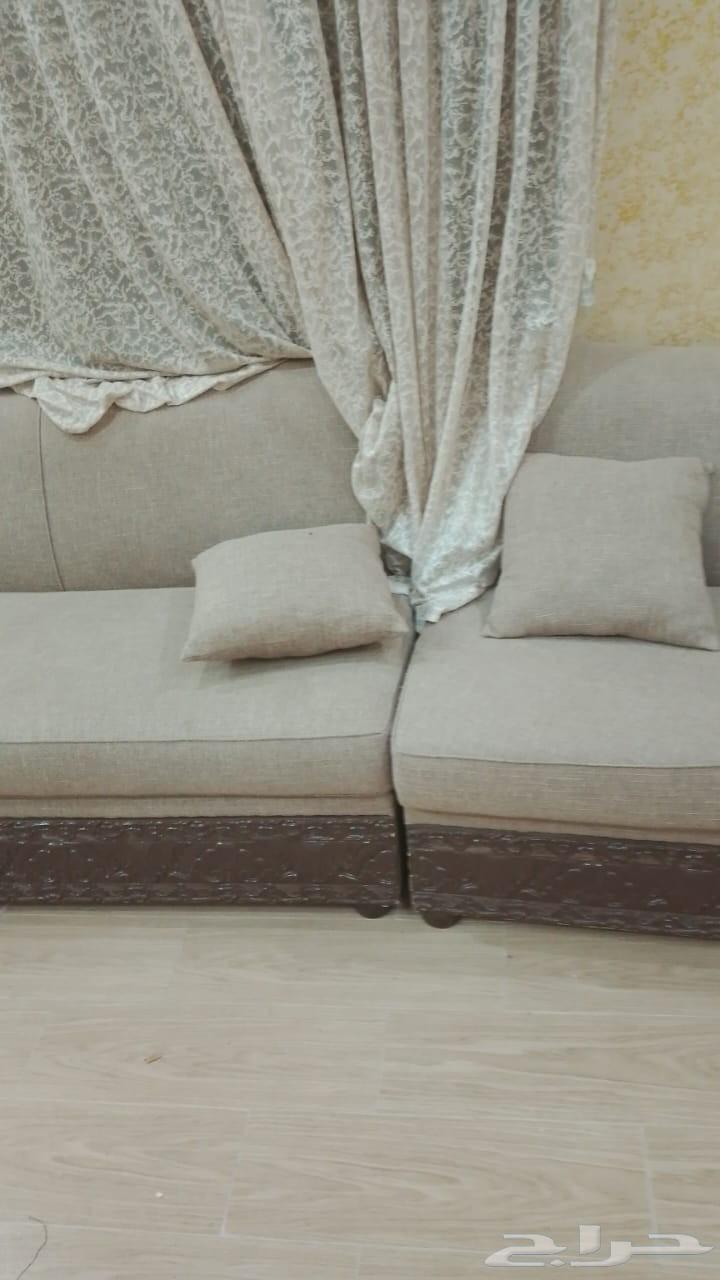 New full sofa set with tables and curtains for sale due to special circumstances64524130259971112