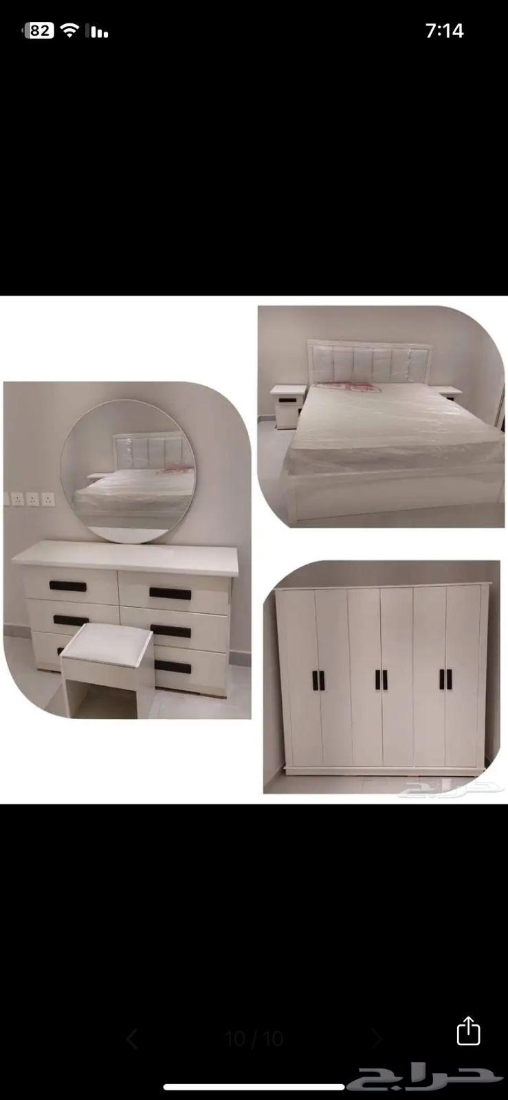 اثاث غرف نوم جديد جاهز بسعر منسبه من المصنع ال ازبون64518974516099112