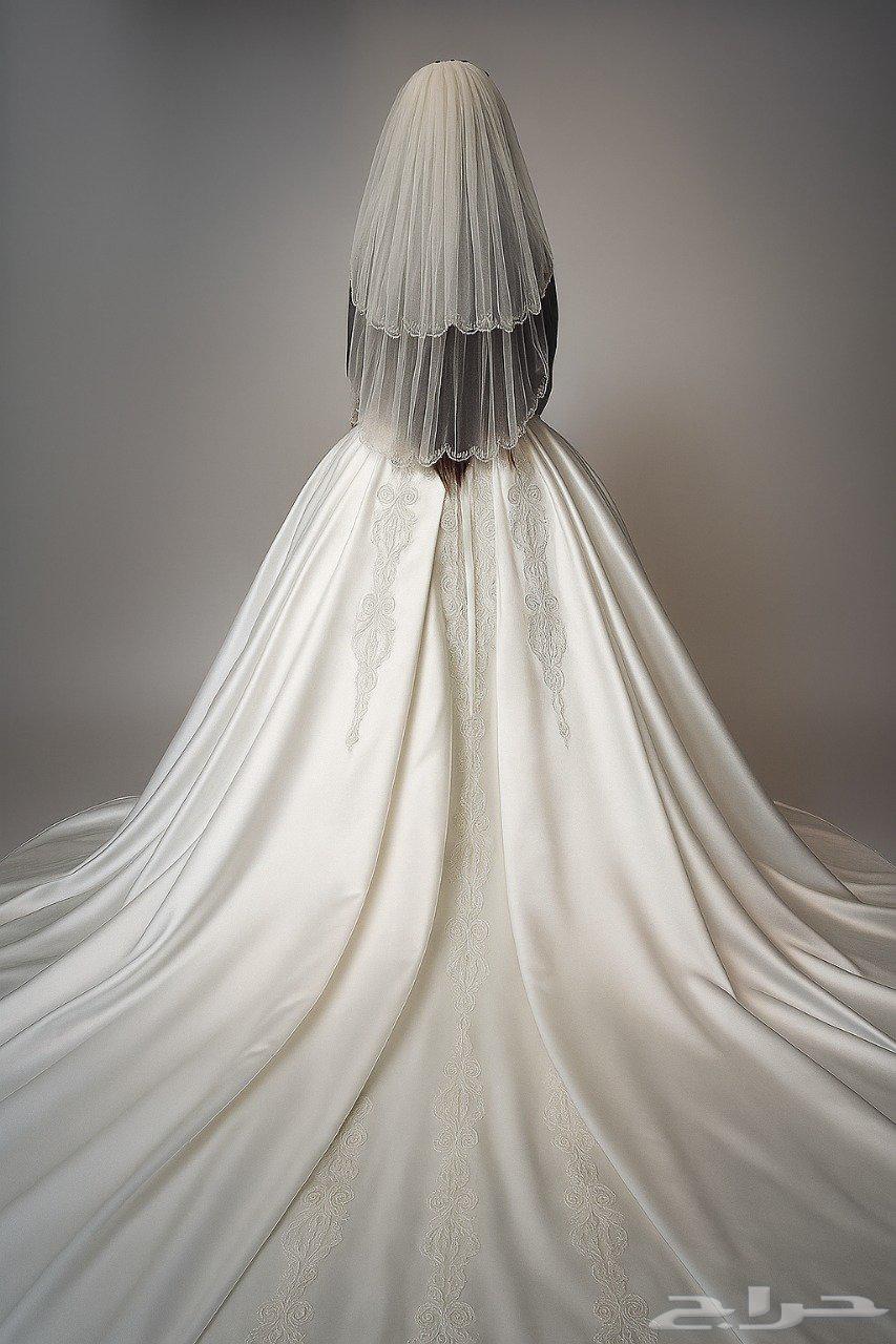 فستان زفاف جديد بقراطيسه استخدام مرة واحدة64525275449601112