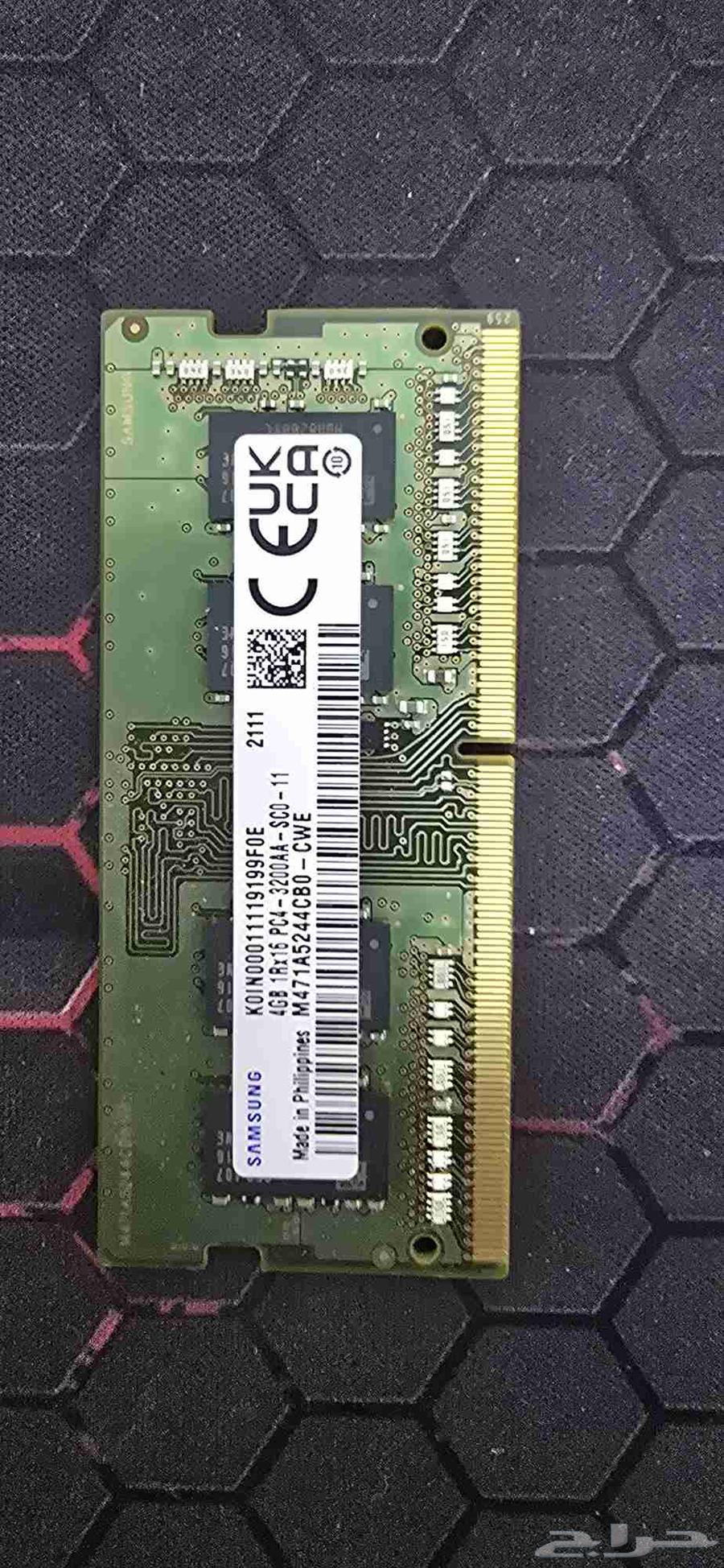 2 قطعة رام سامسونج 8 جيجا Samsung RAM (8 2) 3200mhz64525787545986112