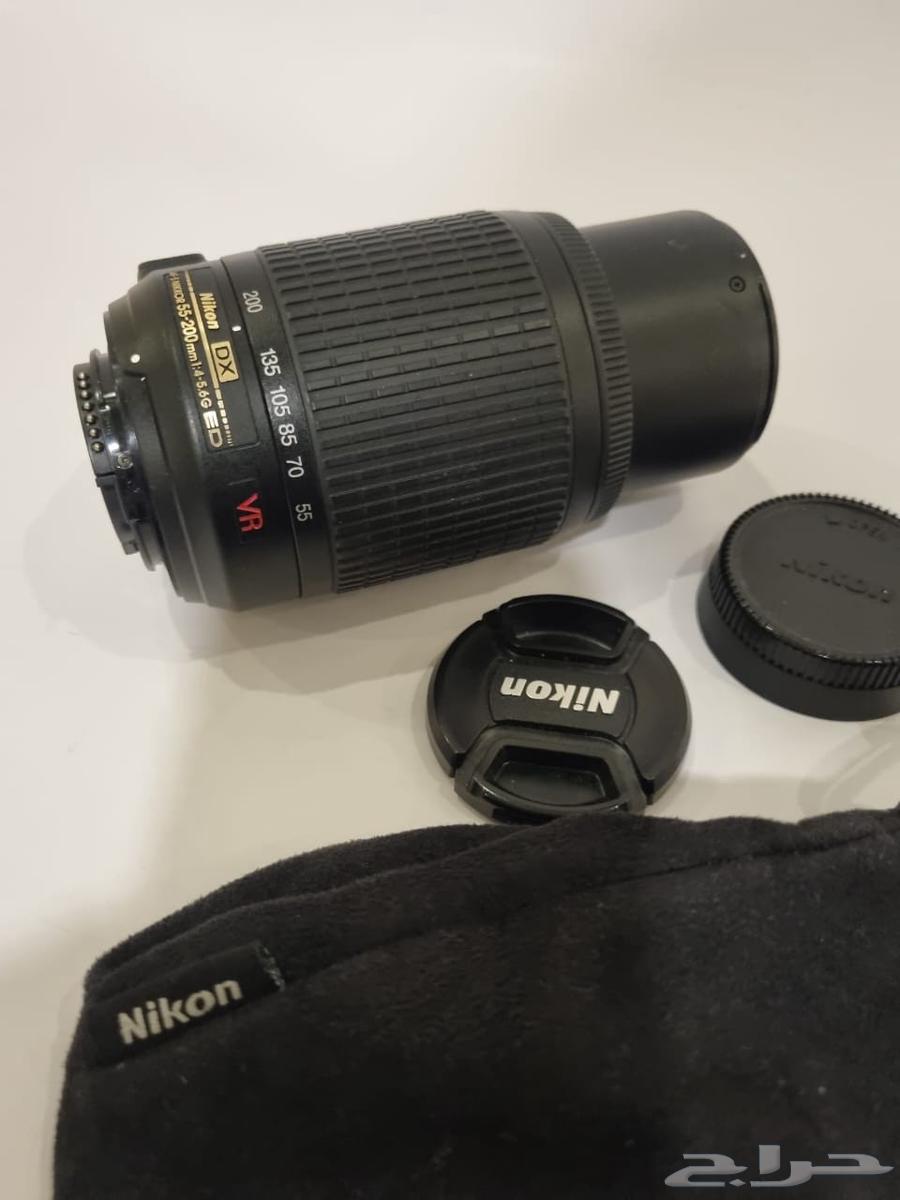 للبيع عدسة نيكون زوم كبير 55-200 VR مانع اهتزاز Nikon lens64520755087361110