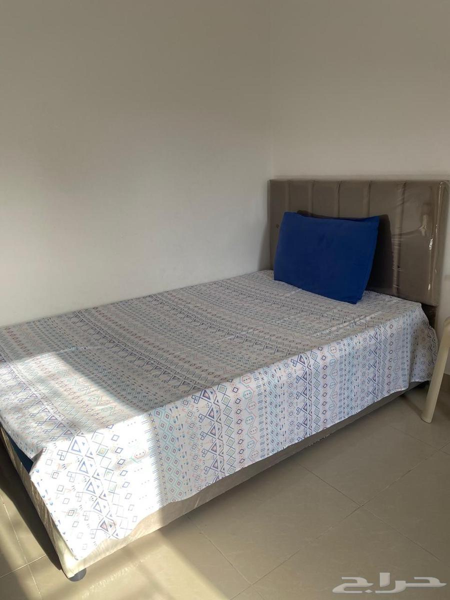 Two beds for sale, size 120 (single and a half), including mattresses, 500 SAR64523696811394110