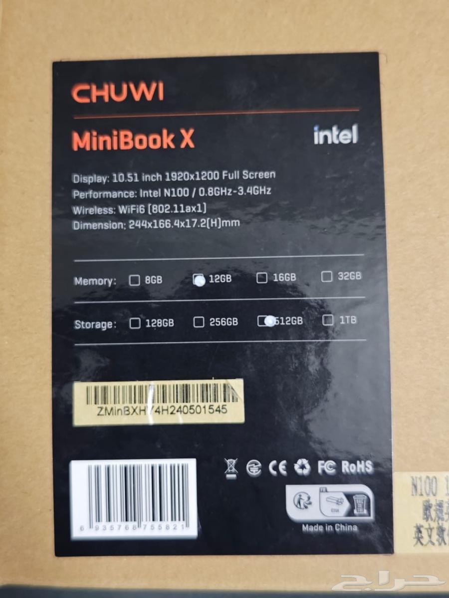 للبيع لاب توب ماركة تشاوي 10.50 انش64521850943873110