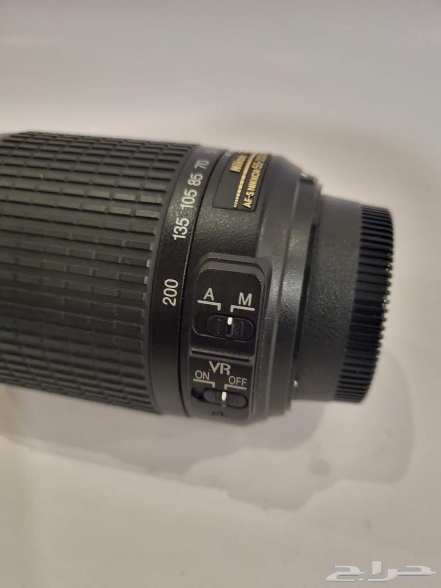للبيع عدسة نيكون زوم كبير 55-200 VR مانع اهتزاز Nikon lens64520755087361114