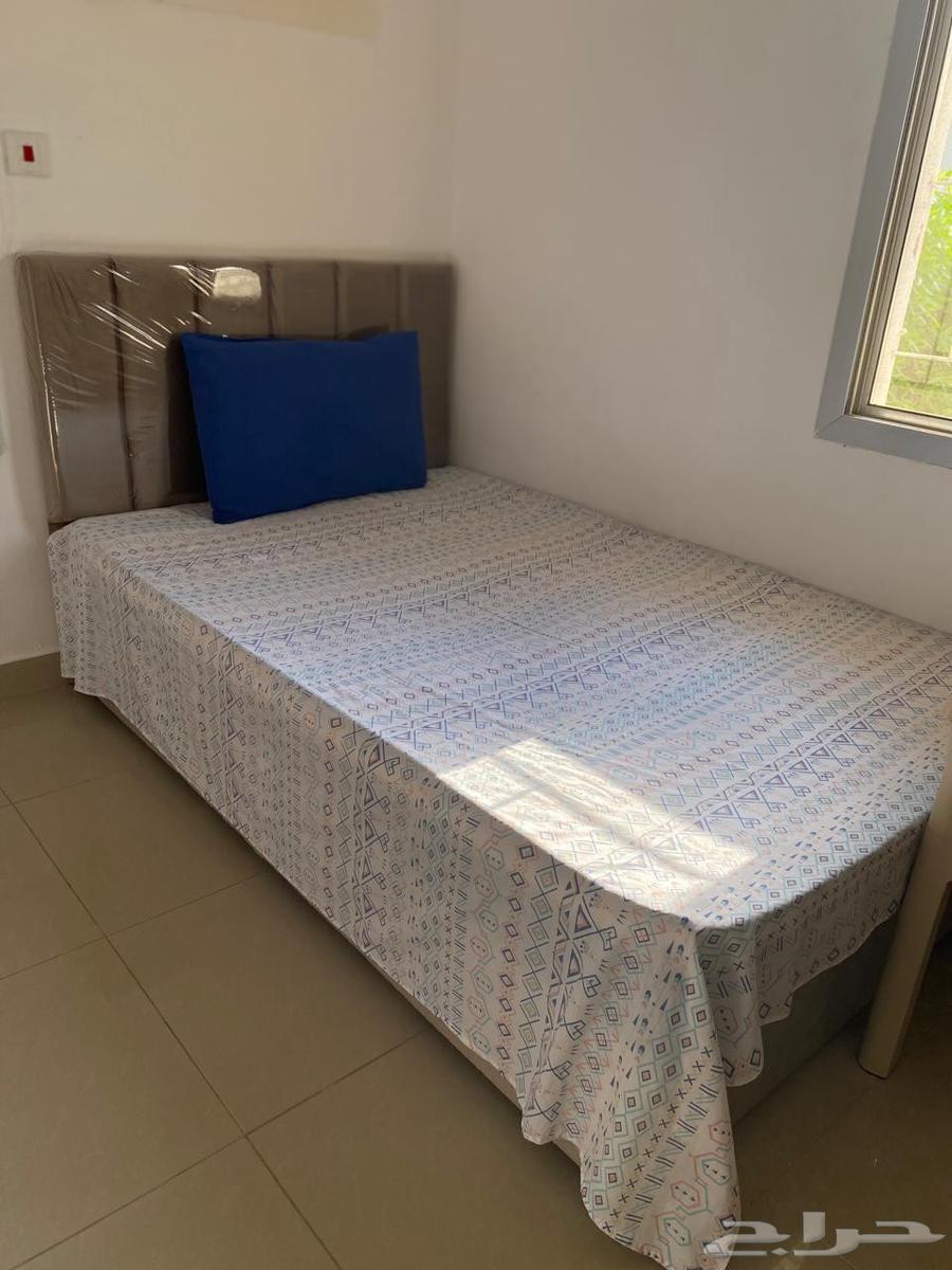 Two beds for sale, size 120 (single and a half), including mattresses, 500 SAR64523696811394111