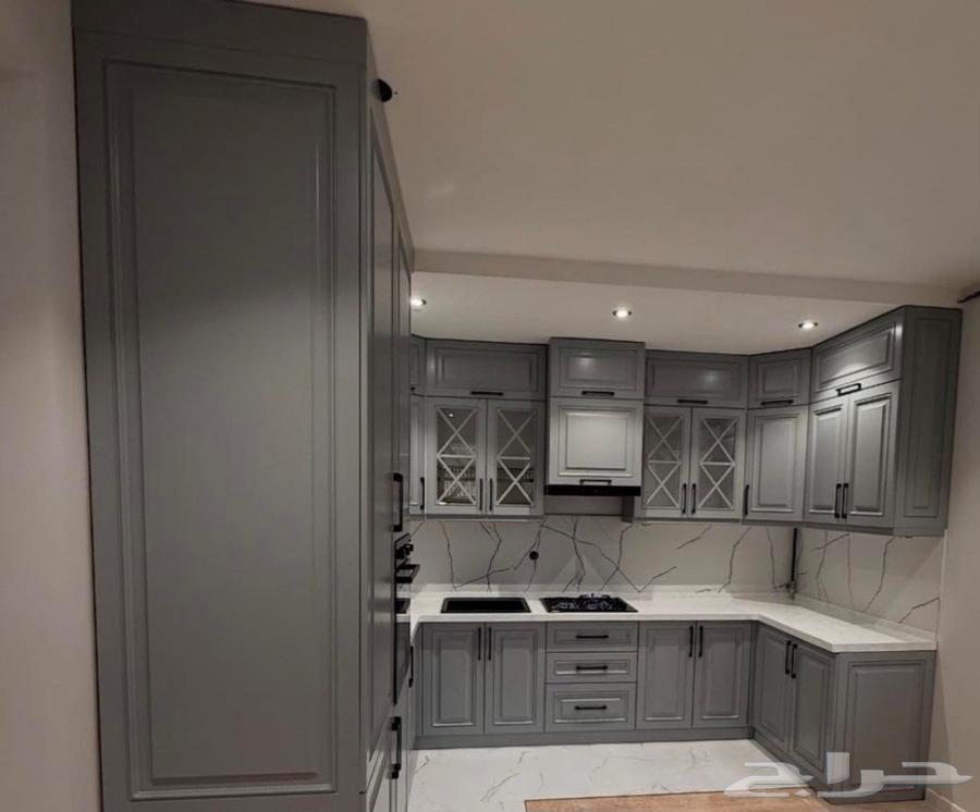 Custom aluminum sheet kitchens with first-grade artificial marble for private sector in Ben Afif64520175951747110