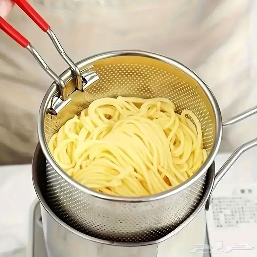وعاء مقلاه عميق مع سله ومصفاه للزيت64529826477058110