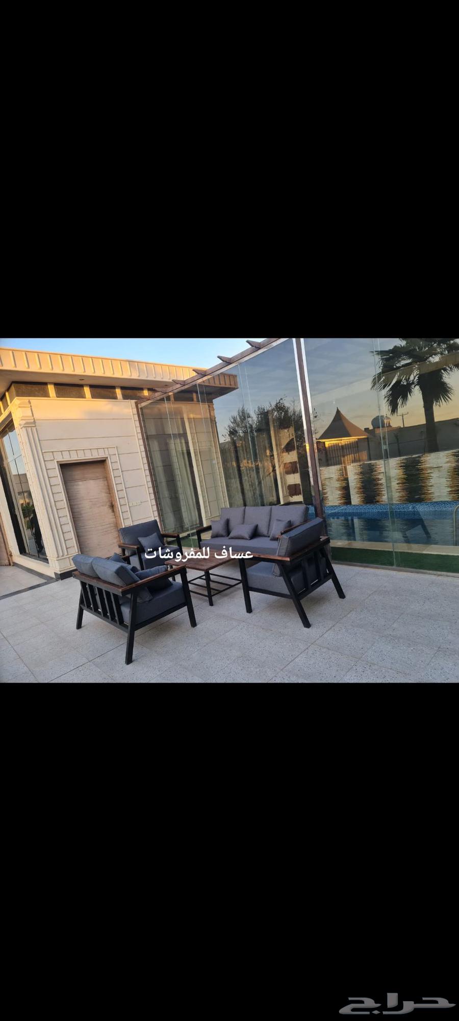 جلسات خارجيه للحدائق ومجالس عربية وتنجيد جميع انواع الكنب64529576810881112