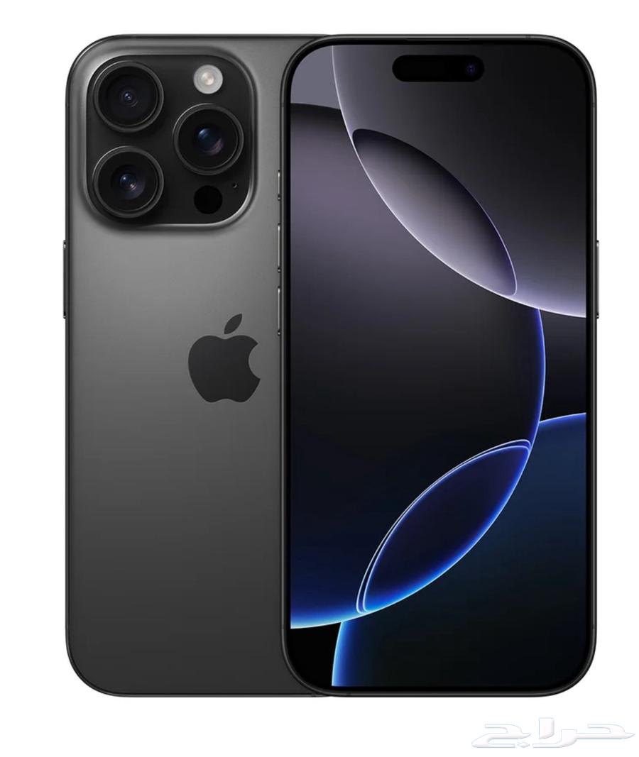 هاتف ايفون 16 برو 128 شراء اول امس ضمان جرير اسود تيتانيوم64510704713729110