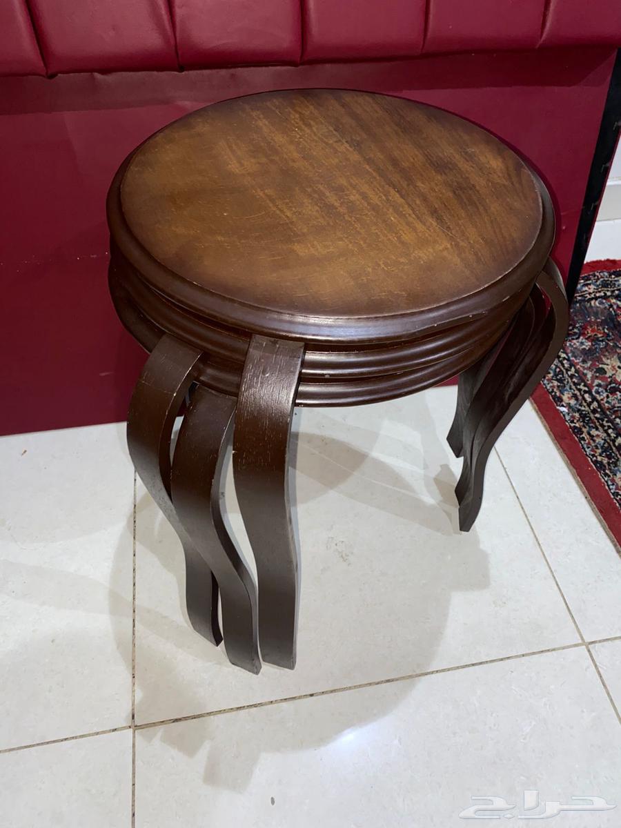 Three beds with mattresses and three tables, all for 60064534649068546110