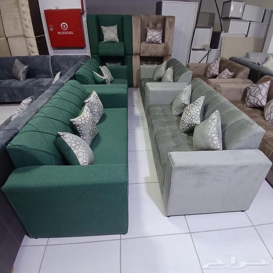 كنب جديدجاهز حرف ال و7نفر باسعار مناسبة64527812779009112