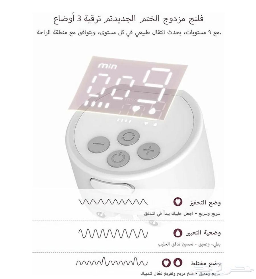 مضخة الثدي القابلة للارتداء Momcozy S12 Pro 300 ريال فقط64534155938434111