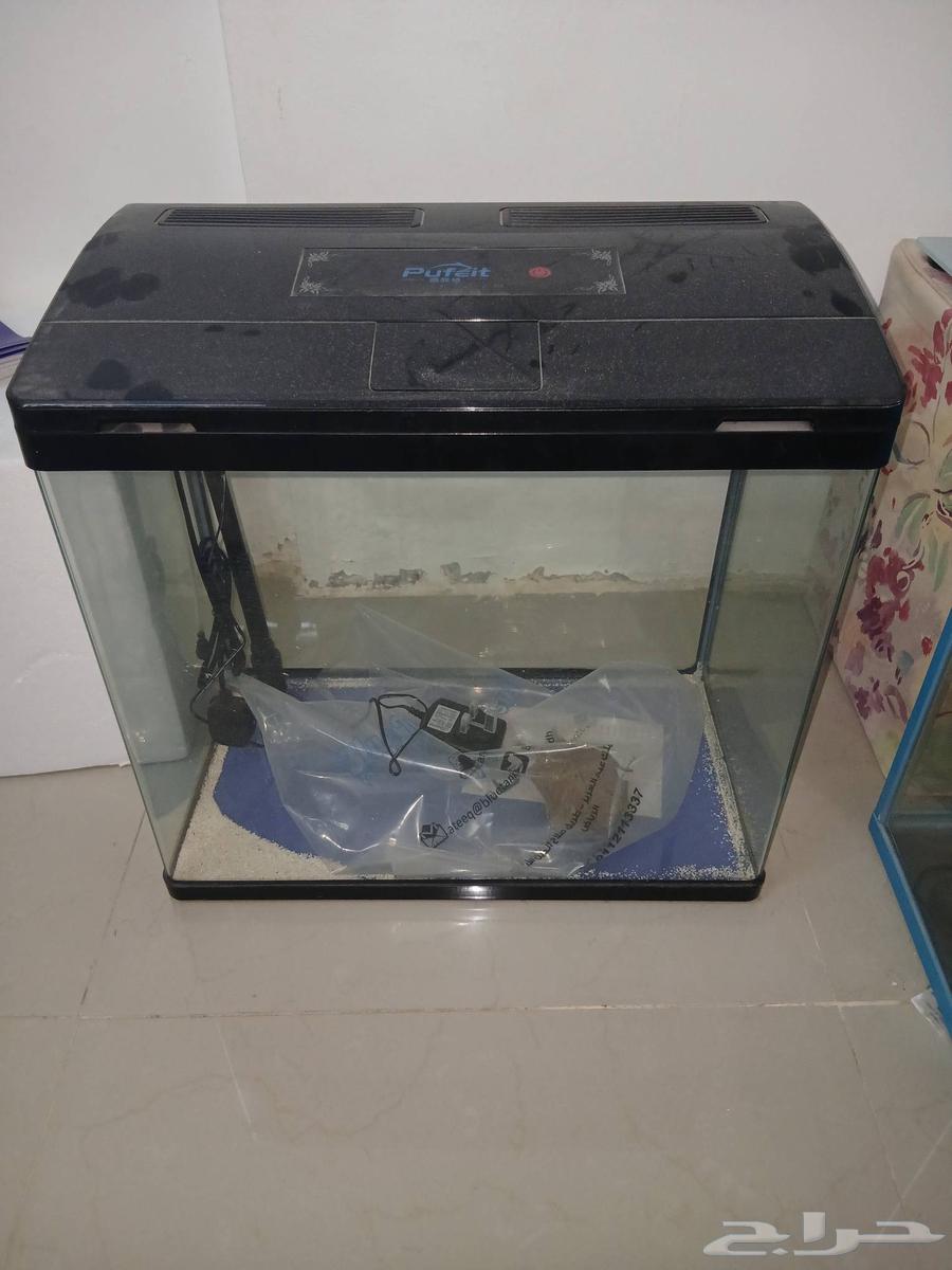 حوضين سمك واحد كبير والثاني وسط جديد بالورق64529896645889110