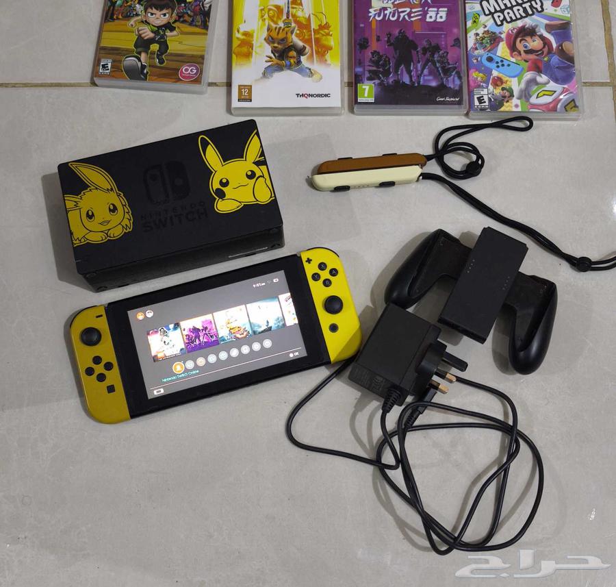 نينتندو سويتش اصدار بوكيمون مع 8 اشرطة( تم البيع )64529221541250112