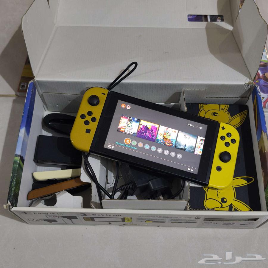 نينتندو سويتش اصدار بوكيمون مع 8 اشرطة( تم البيع )64529221541250111