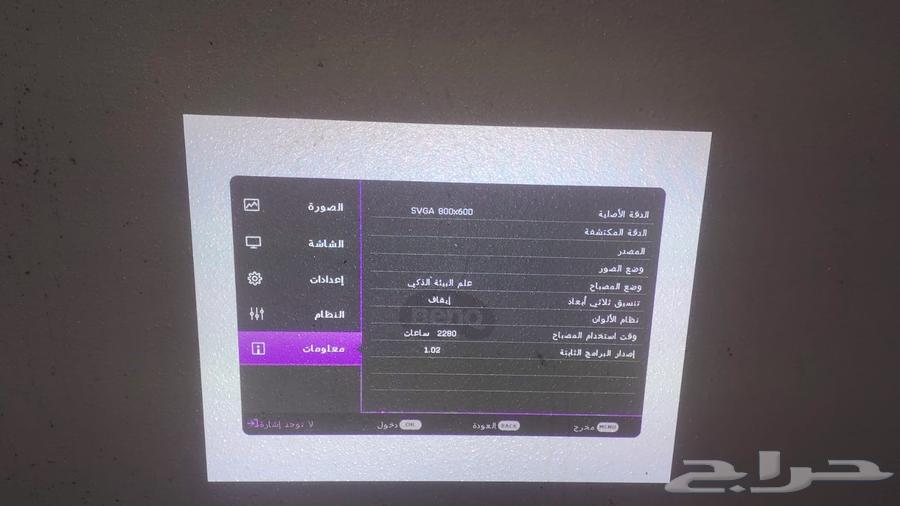 بروجكتر بنكيو رقم الموديل MS55064532846621185111