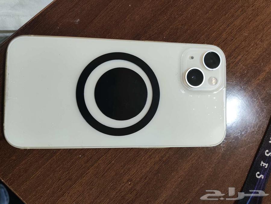 ايفون 13 عادي الون ابيض ذاكره 128 بطاريه 87 على السوم64529221566721110