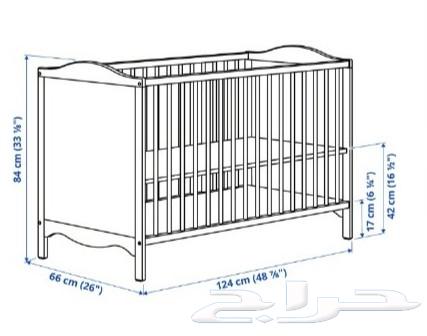 سرير أطفال من ايكيا64528422413826111