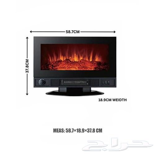 دفاية ديكور كهربائية 1800 واط بشاشة وتحكم عن بعد64527734126595111