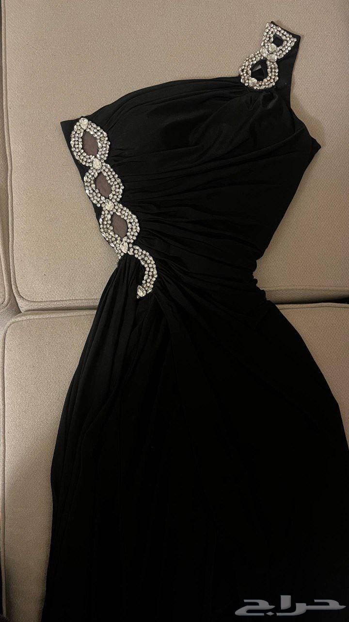 فستان مناسبات لبس مره وحده جديد مافيه عيوب مقاس مديم ولارج64529669788675110