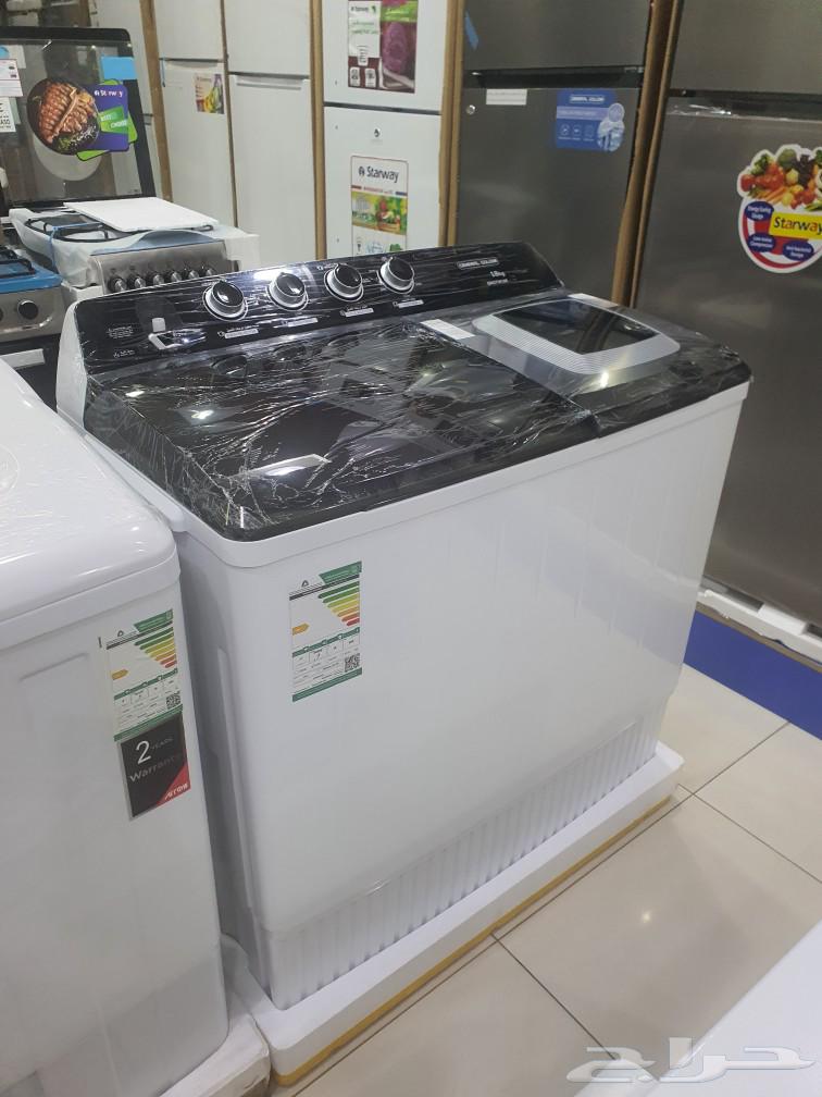 غسالة حوضين 18 كيلو جديدة غساله ملابس 18 مجم غسالات عاديه64430516511363113