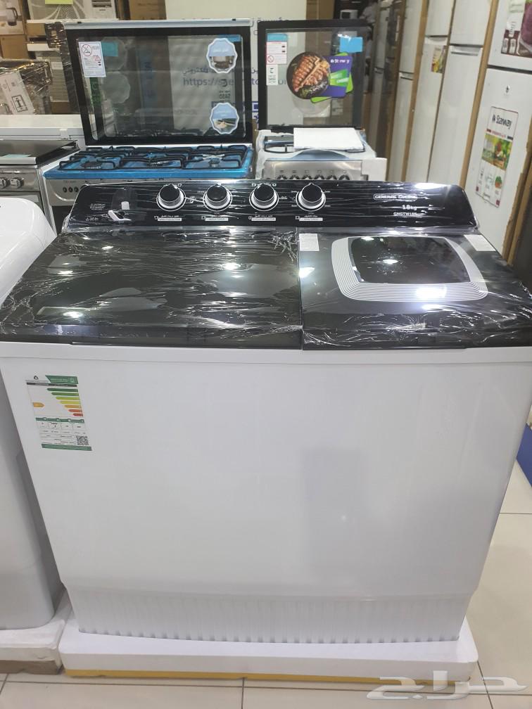 غسالة حوضين 18 كيلو جديدة غساله ملابس 18 مجم غسالات عاديه64430516511363111