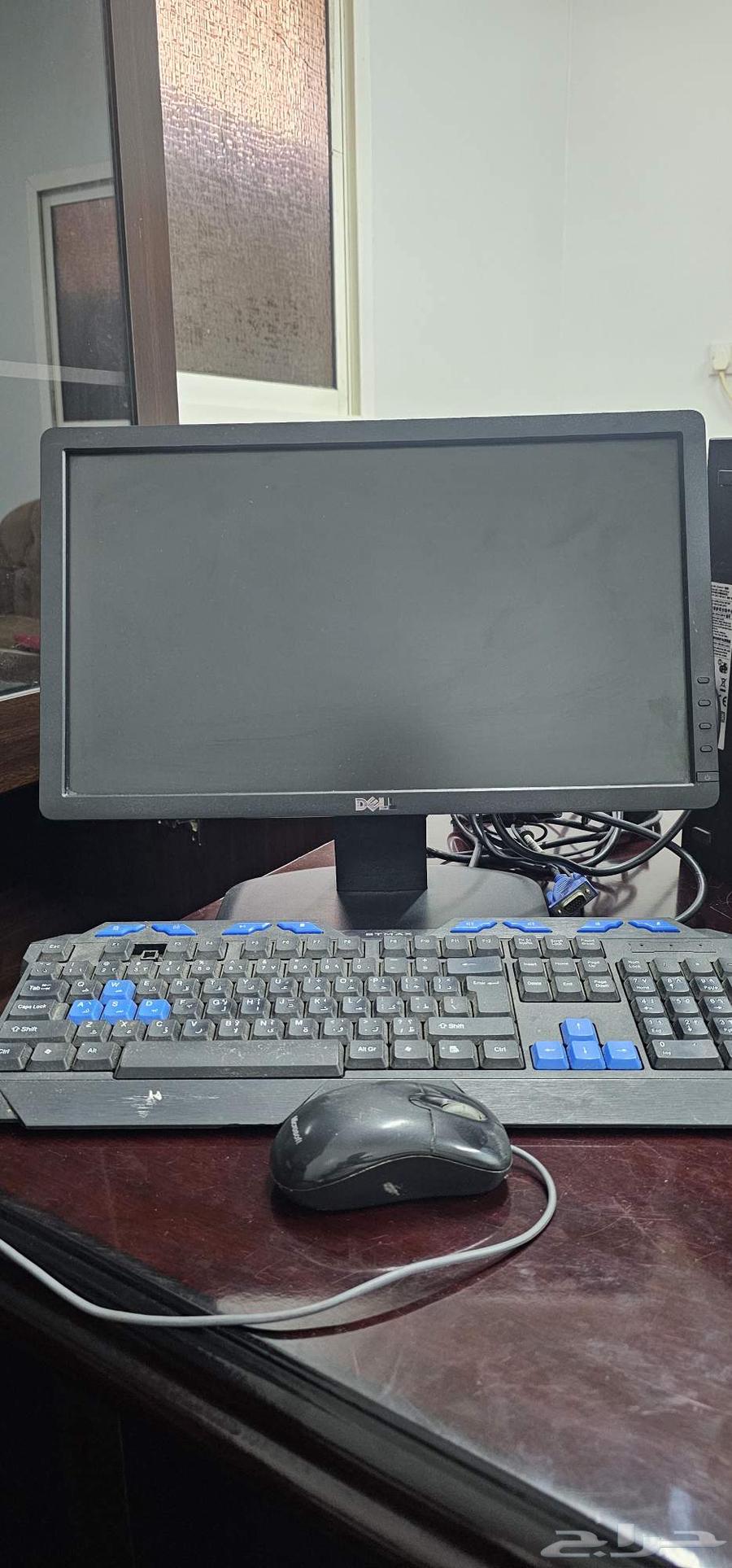 كمبيوتر مكتبي زي ماهو موضح بالصوره مع كامل ملحقاته شغال ما64532100049922111