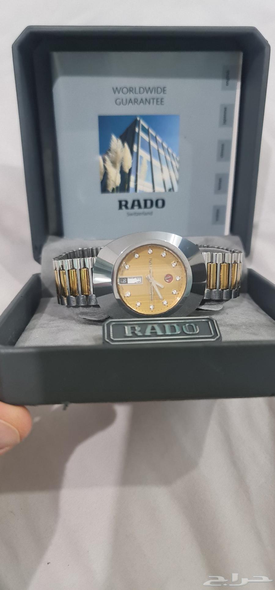 للبيع ساعه رادو اصليه سويسرية وكيل نظيفه جدا64530416145410110