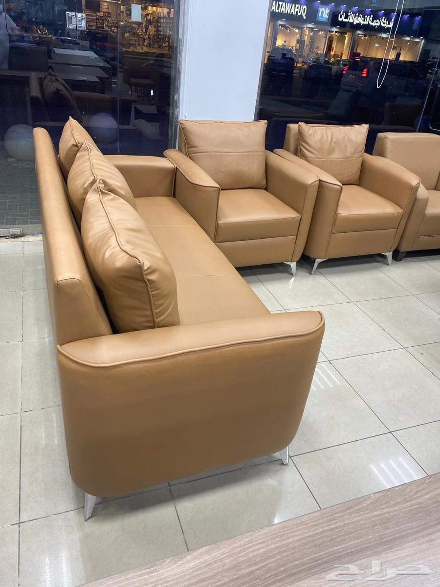 كنب جلد فخم موديل في توصيل64528753210755113