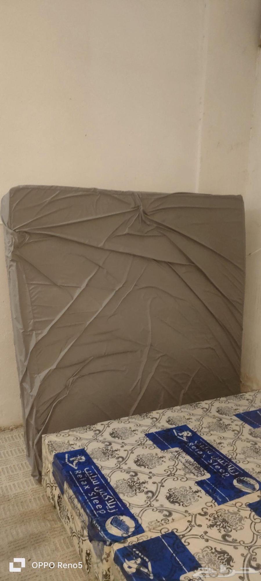 سرير 2 نفر مع المرتبة و غطاء للمرتبة الحالة شبة جديد أستخدم64541536987778111